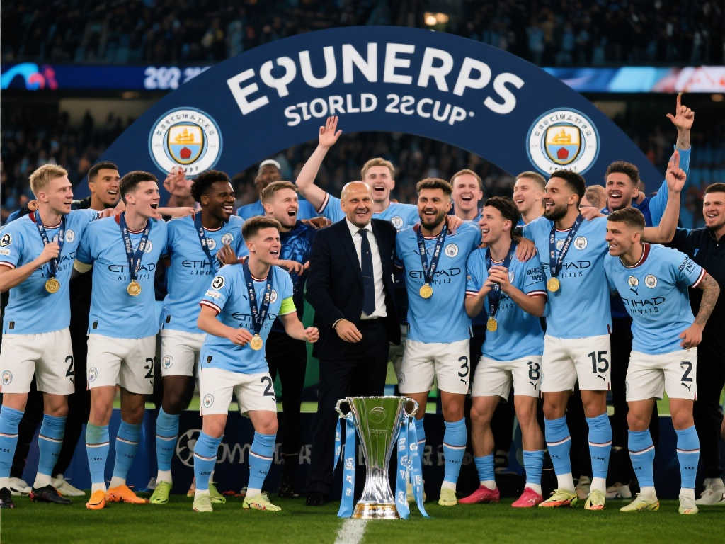 曼城创历史首夺世俱杯,年度第五冠荣耀加冕 曼城创历史首夺世俱杯,年度第五冠荣耀加冕